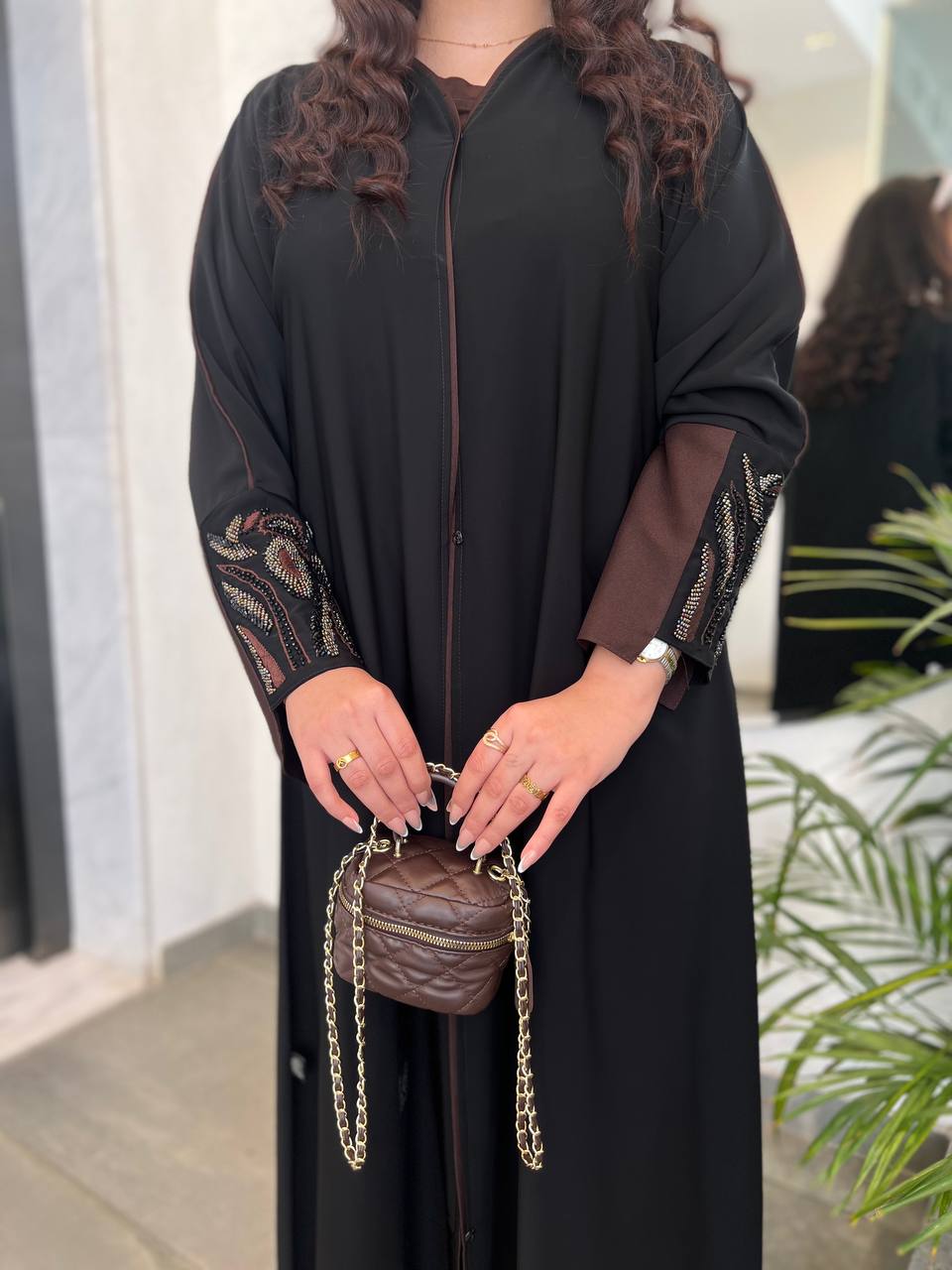 عباية كتف تطريز