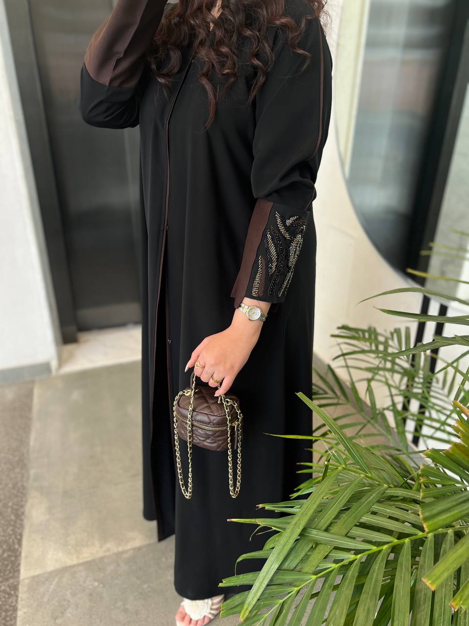 عباية كتف تطريز