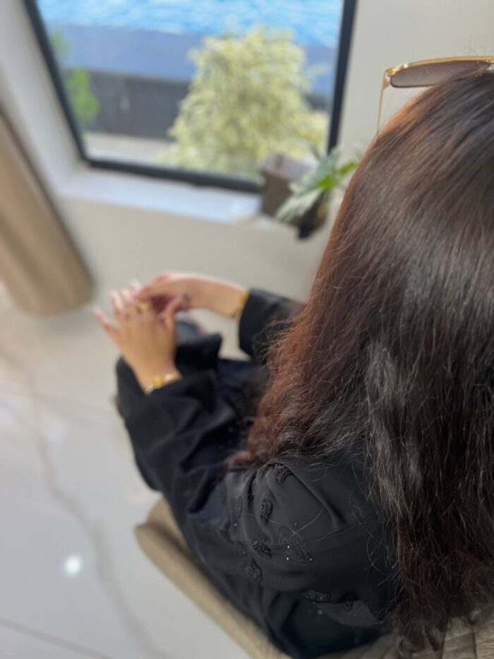 عباية كتف تطريز كامل
