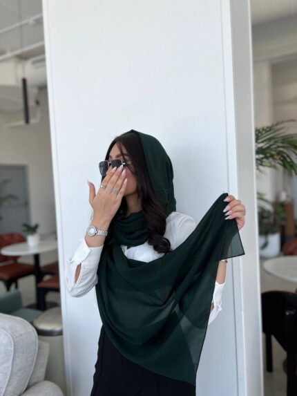 طرحة زيتي غامق