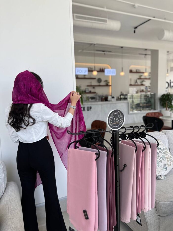 طرحة فوشي مموجة